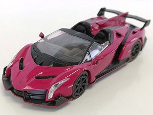 Lamborghini Veneno Roadster Magenta (Diecast Car)