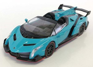 Lamborghini Veneno Roadster Blue (Diecast Car)