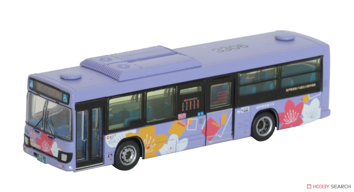 ザ・バスコレクション 松戸新京成バス創立15周年記念 松戸市の花つつじデザインバス (鉄道模型) 商品画像1