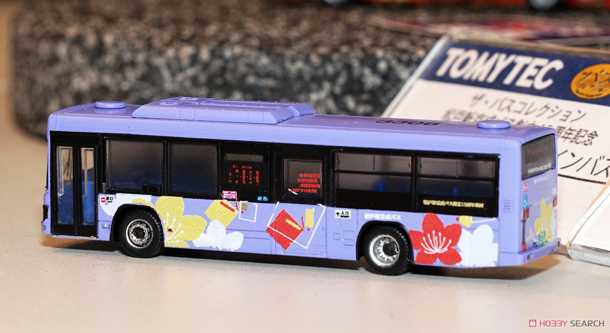ザ・バスコレクション 松戸新京成バス創立15周年記念 松戸市の花つつじデザインバス (鉄道模型) その他の画像4