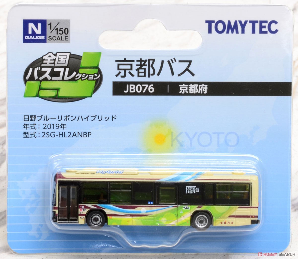 全国バスコレクション [JB076] 京都バス (京都府) (鉄道模型) パッケージ1