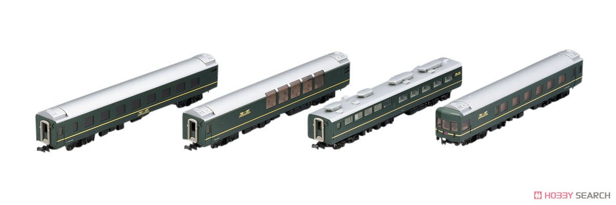 JR 24系25形 特急寝台客車 (トワイライトエクスプレス) 増結セットA (4両セット) (鉄道模型) 商品画像8