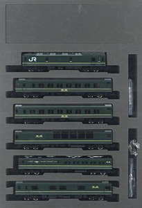 J.R. Limited Express Sleeping Passenger Cars Series 24 Type 25 (Twilight Express) Standard Set B (Basic 6-Car Set) (Model Train)