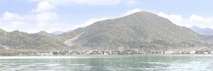 Panorama Series Scenery of the opposite bank (Background) (Model Train)