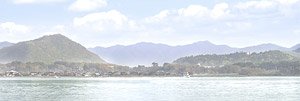 Panorama Series Scenery of the opposite bank (Background) (Model Train)
