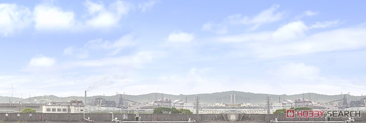パノラマシリーズ 工場地帯 (背景画) (鉄道模型) 商品画像1