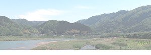 パノラマシリーズ No.n01 円山川 (背景画) (鉄道模型)