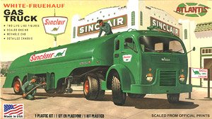 Vintage White-Fruehauf Gas Truck Sinclair US Army (Old Revell) (Model Car)