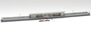 対向式ホームセット (都市型) 照明付 (鉄道模型)
