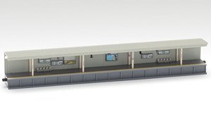 Extension for One-Sided Platform (Urban Type) w/Lighting (Model Train)