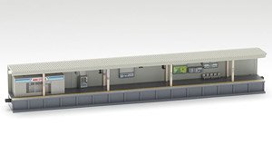 Extension for One-Sided Platform (Urban Type) w/Convenience Store, Lighting (Model Train)