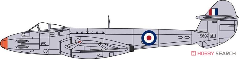グロスター ミーティア 5897M RAF Hednesford Staffs (完成品飛行機) その他の画像1