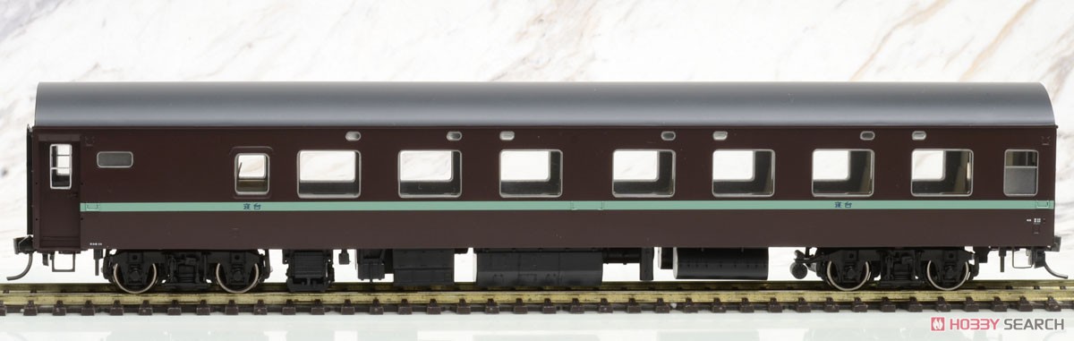 1/80(HO) [Limited Edition] J.N.R. Series 10 / Series 32 Sleeping Passenger Cars (Brown) Set (4-Car Set) (Model Train) Item picture1