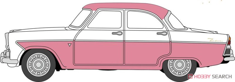 (OO) フォード ゾディアック MkII アーミン ホワイト＆ピンク (鉄道模型) その他の画像1