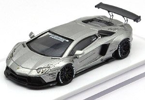 LIBERTY WALK LB Works Aventador LP700 シルバー (ミニカー)