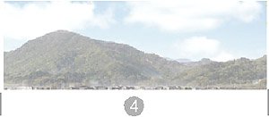 Panorama W Series No.02 W Mountain Range 1 Span (4) (Background) (Model Train)