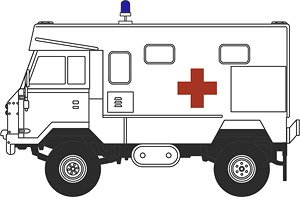 (OO) Land Rover FC Ambulance 24 Field Ambulance, Bosnia (Model Train)