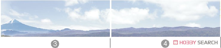 パノラマWシリーズ No.04 W 富士 2 Span (3)+(4) (背景画) (鉄道模型) その他の画像1