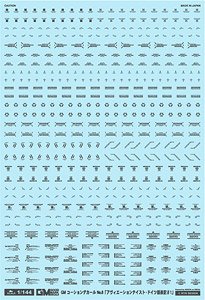 1/144 GM Caution Decal No.8 `Aviation Taste / German Notation #1` Dark Gray (Material)