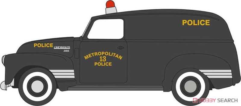 (HO) Chevrolet Panel Van 1950 Washington DC Police (Model Train) Other picture1
