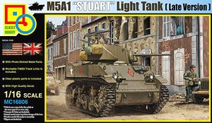 M5A1 Stuart Light Tank Late Production (Plastic model)