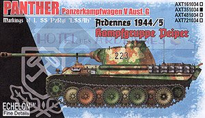 SS-Pz.Rgt. Panthers Ardennes 1944/45 Kampfgruppe Peiper (Decal)