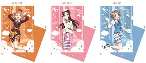 Love Live! Sunshine!! Clear File (Set of 3 Sheets) [2nd Graders] Part.3 (Anime Toy)