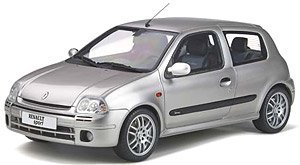 Renault Clio 2 RS Phase1 (Silver) (Diecast Car)