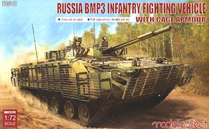 BMP-3 Infantry Fighting Vehicle With Cage Armour (Plastic model)