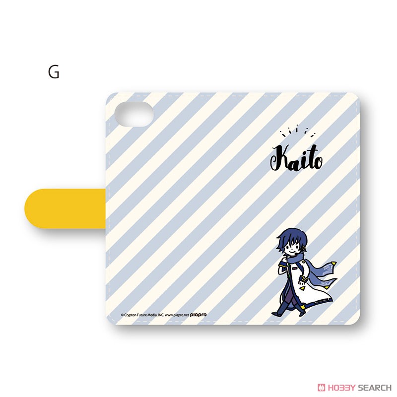 [Hatsune Miku] Notebook Type Smart Phone Case (iPhone5/5s/SE) Playp-Kaito G (Anime Toy) Item picture1