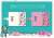 [Hatsune Miku] Notebook Type Smart Phone Case (Multi M) Playp-Total Pattern B (Pink) (Anime Toy) Other picture1