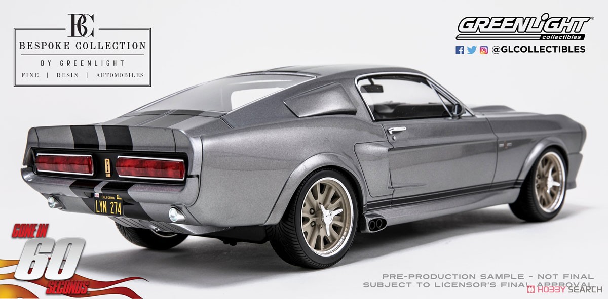 Bespoke Collection - Gone in Sixty Seconds (2000) - 1967 Ford Mustang `Eleanor` (ミニカー) 商品画像5