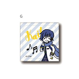 [Hatsune Miku] Leather Badge Playp-G Kaito (Anime Toy)