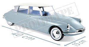 Citroen DS 19 1959 Cloud Blue/Carrare White (Diecast Car)