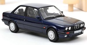 BMW 325i 1988 メタリックブルー (ミニカー)