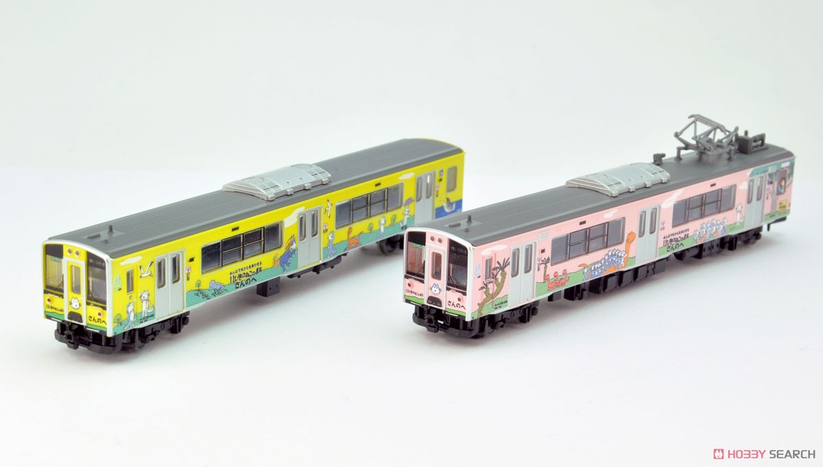 鉄道コレクション 青い森鉄道 青い森701系 11ぴきのねこラッピング車 (2両セット) (鉄道模型) 商品画像1