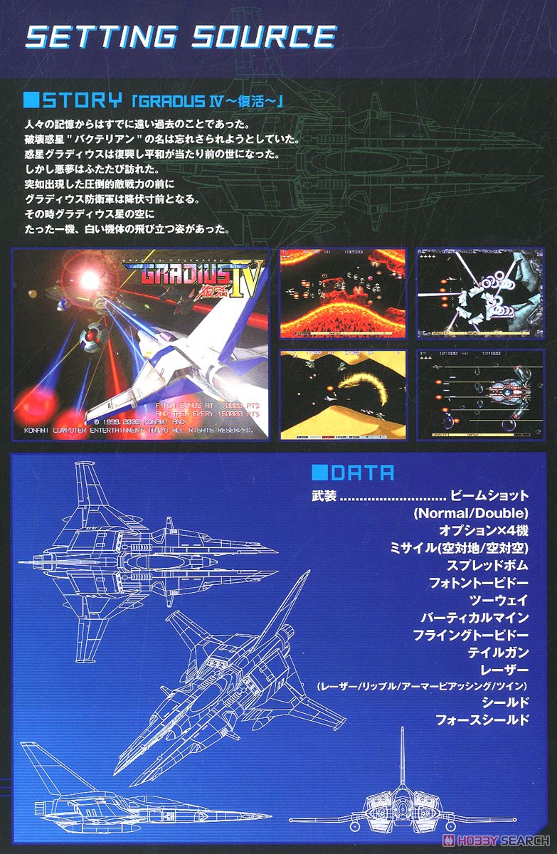 Vic Viper Ver.Gradius IV (Plastic model) About item1