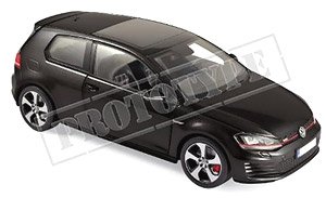 VW ゴルフ GTI 2013 ブラック (ミニカー)