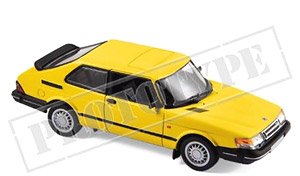 Saab 900 Turbo 1992 Yellow (Diecast Car)