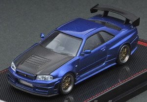 Nismo R34 GT-R Z-tune Blue Metallic (ミニカー)