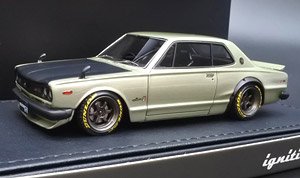 Nissan Skyline 2000 GT-R (KPGC10) Silver ※RA-Wheel (ミニカー)