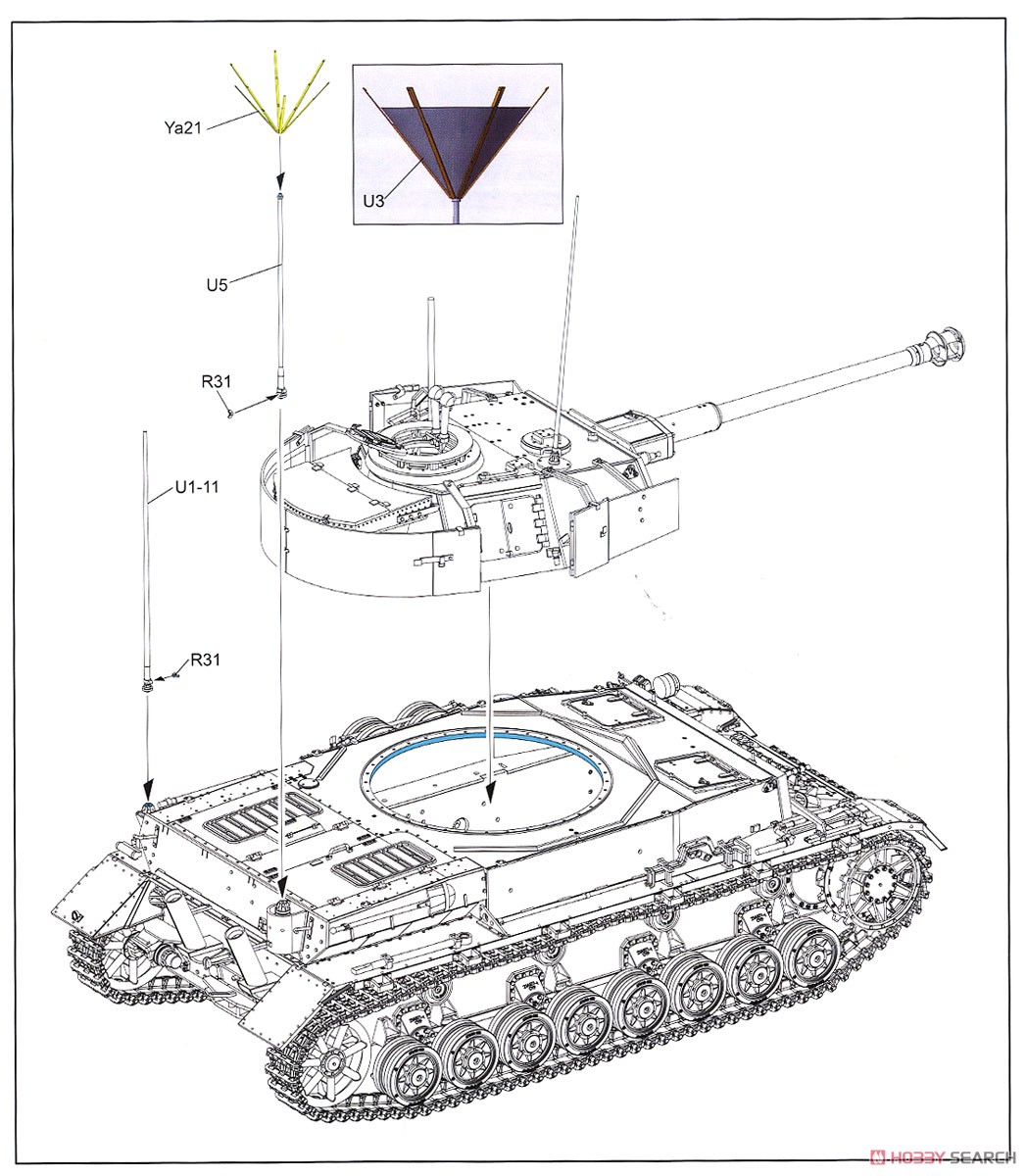 IV号戦車 J型 後期型/観測戦車 w/連結組立可動式履帯 2in1 (プラモデル) 設計図11