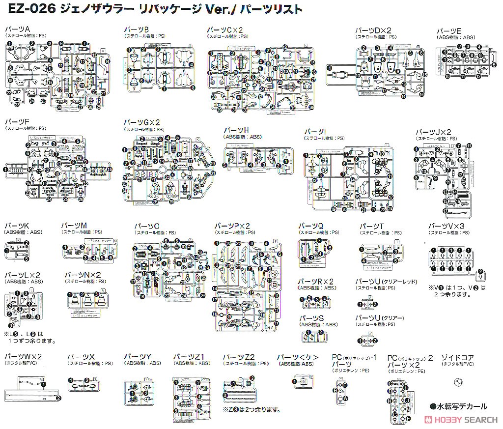 EZ-026 ジェノザウラー リパッケージVer. (プラモデル) 設計図13