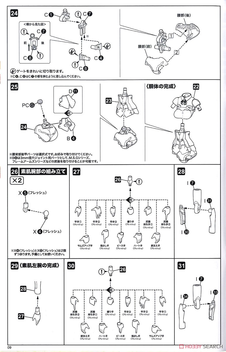 フレームアームズ・ガール レティシア 〈リュウビ〉 (プラモデル) 設計図6