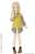Shirt One-piece Dress Set (Moss Green x Mustard) (Fashion Doll) Other picture1