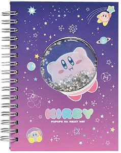 Kirby`s Dream Land Pupupu na Milky Way Shakashaka Ring Notebook (2) Spacewalk (Anime Toy)