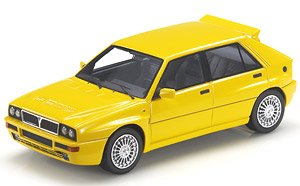 Lancia Delta Integrale Evoluzione (Yellow) (Diecast Car)