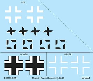 Fw190A-8/R2 National Insignia (for Eduard) (Decal)