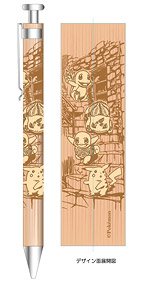 Pokemon Sepia Graffiti Ballpoint Pen Back Street (Anime Toy)