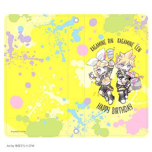 [Hatsune Miku] Kagamine Rin/Len Happy Birthday Notebook Type Smartphone Case (Anime Toy)